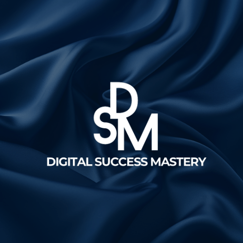 Frau am Laptop, Logo DSM
