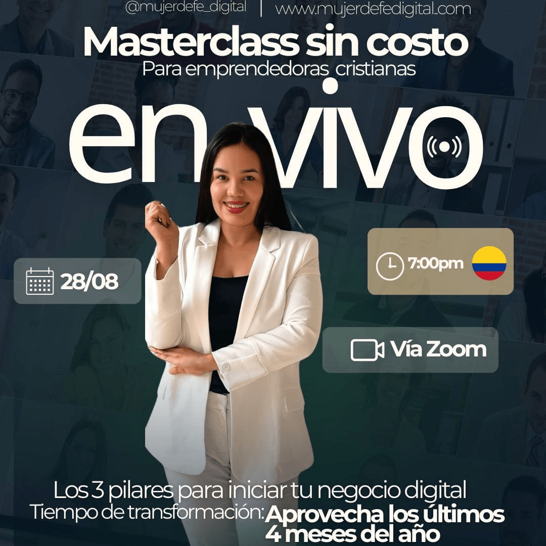 Masterclass gratuita jueves 28 de agosto.