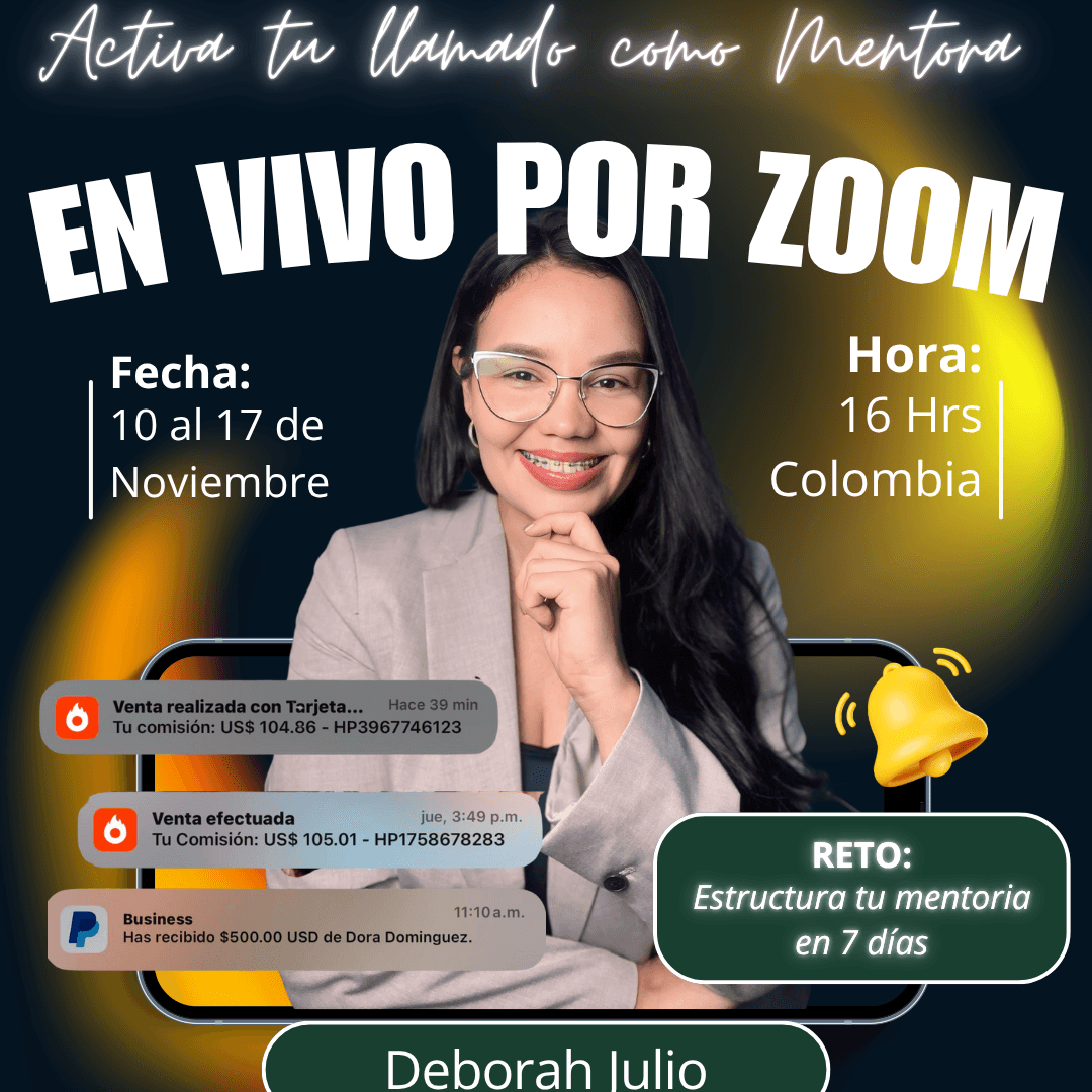 Reto 7 : Activa tu llamado de mentora.