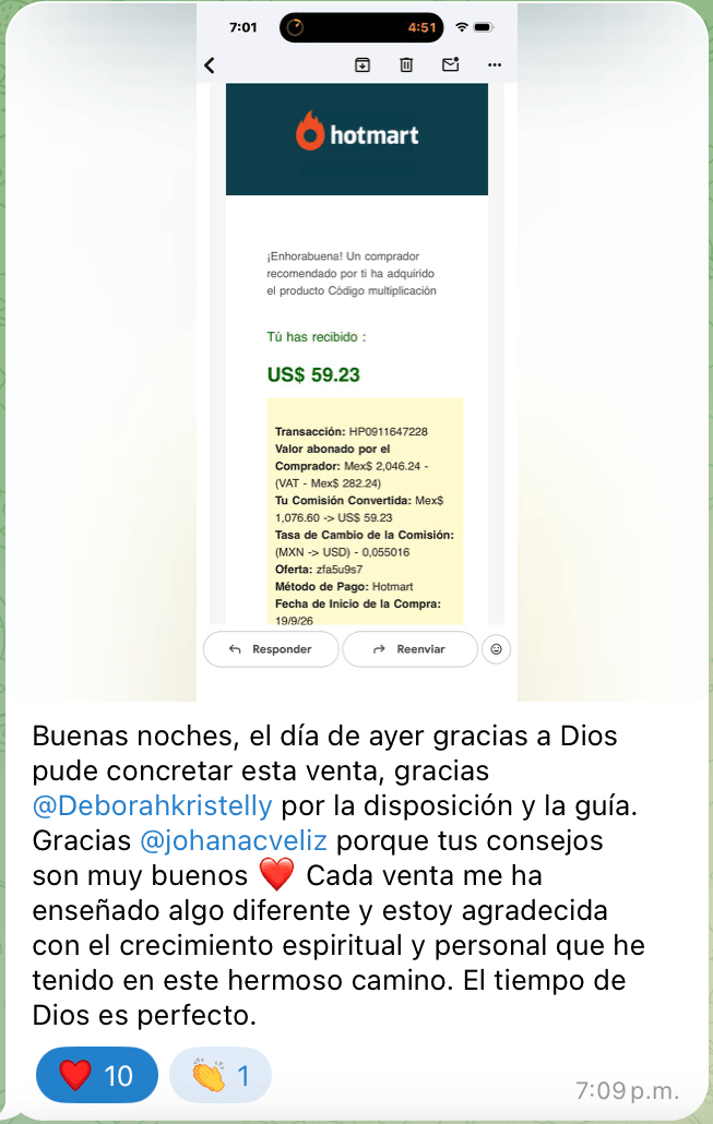 Testimonio: Venta con acompañamiento