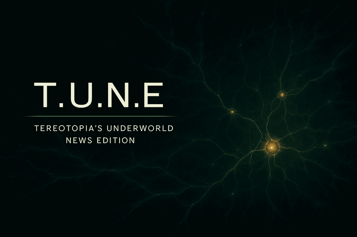 T.U.N.E. - Tereotopia’s Underworld News Edition