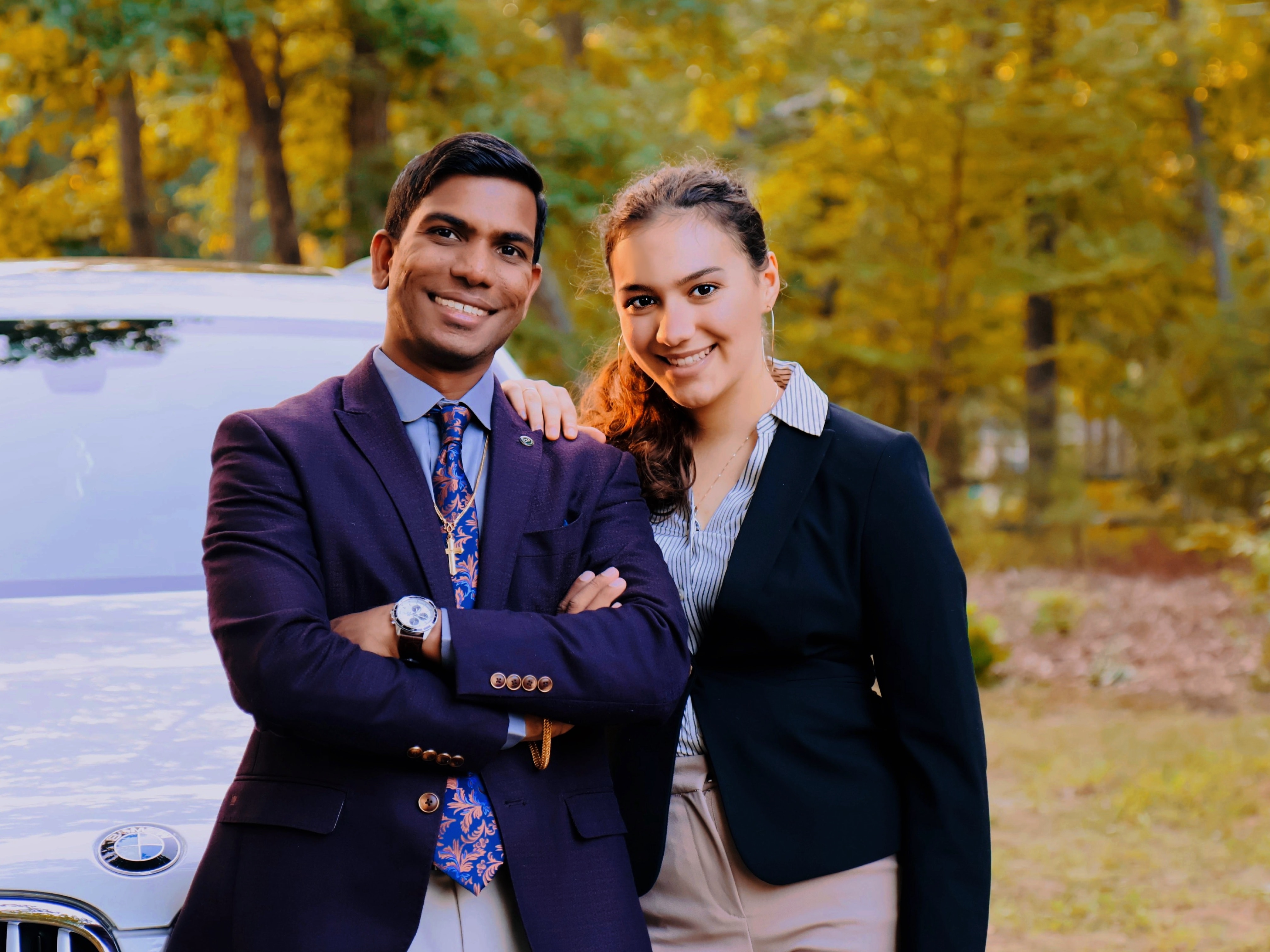 Isabella and Pastor Sam, the founders