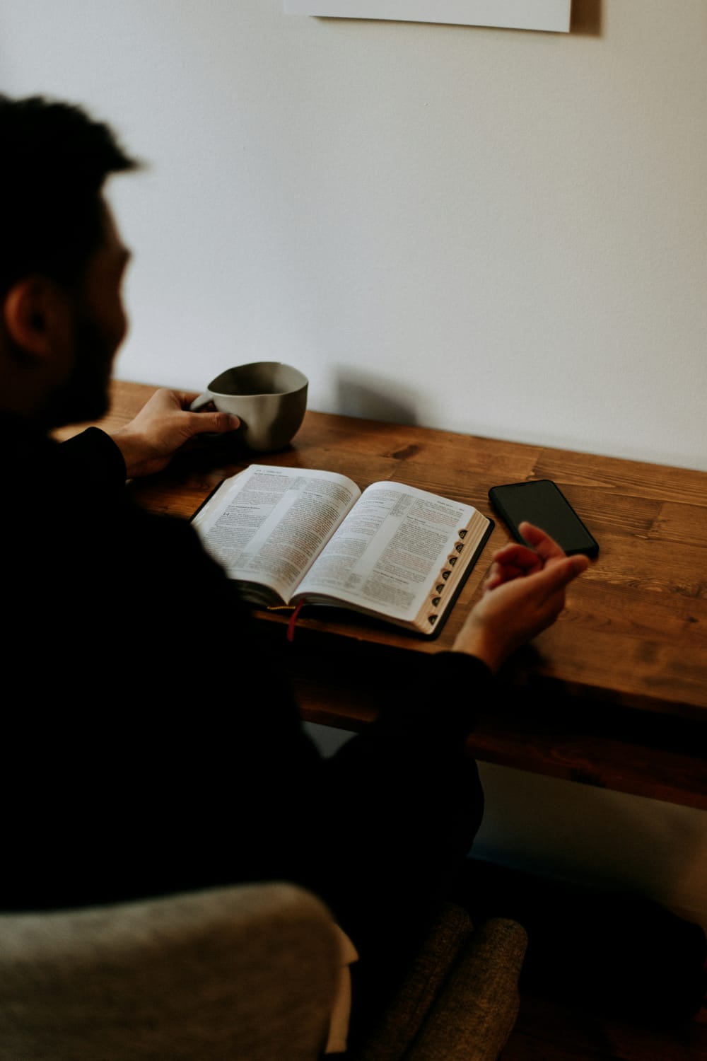 Man with Bible