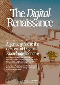 The Digital Renaissance Blueprint PDF cover - free guide to the one trillion dollar knowledge economy