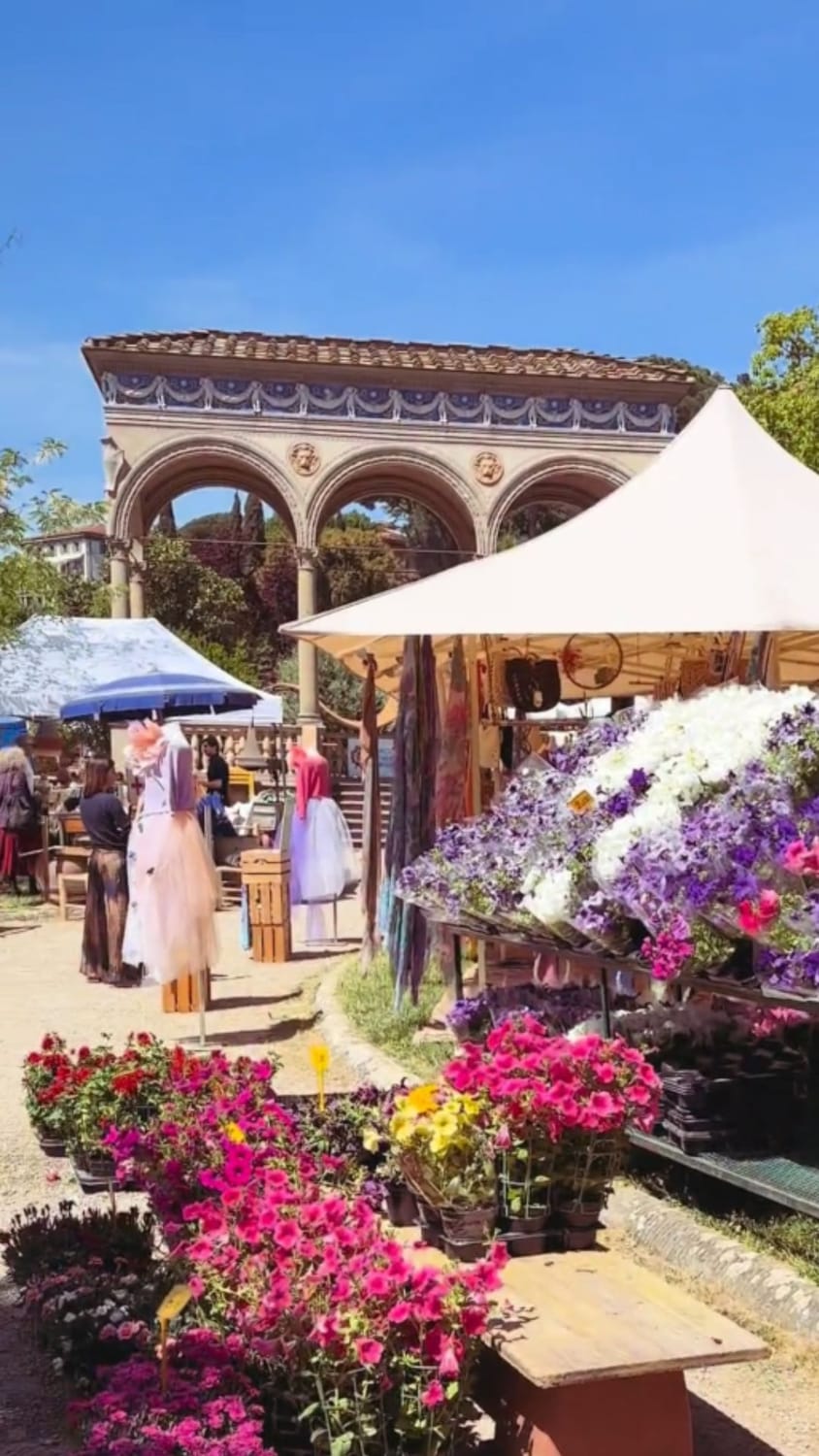 The spring flower show at the Giardino dell'Orticoltura in Florence
