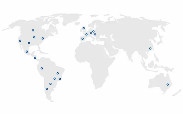 Países donde Yardena Krongold ha contribuido al desarrollo del liderazgo con estrategia, con visión y con humanidad