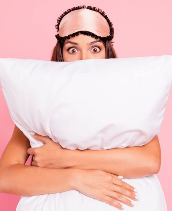 Woman who cannot sleep
