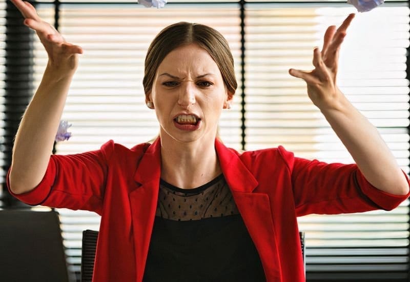 Angry woman