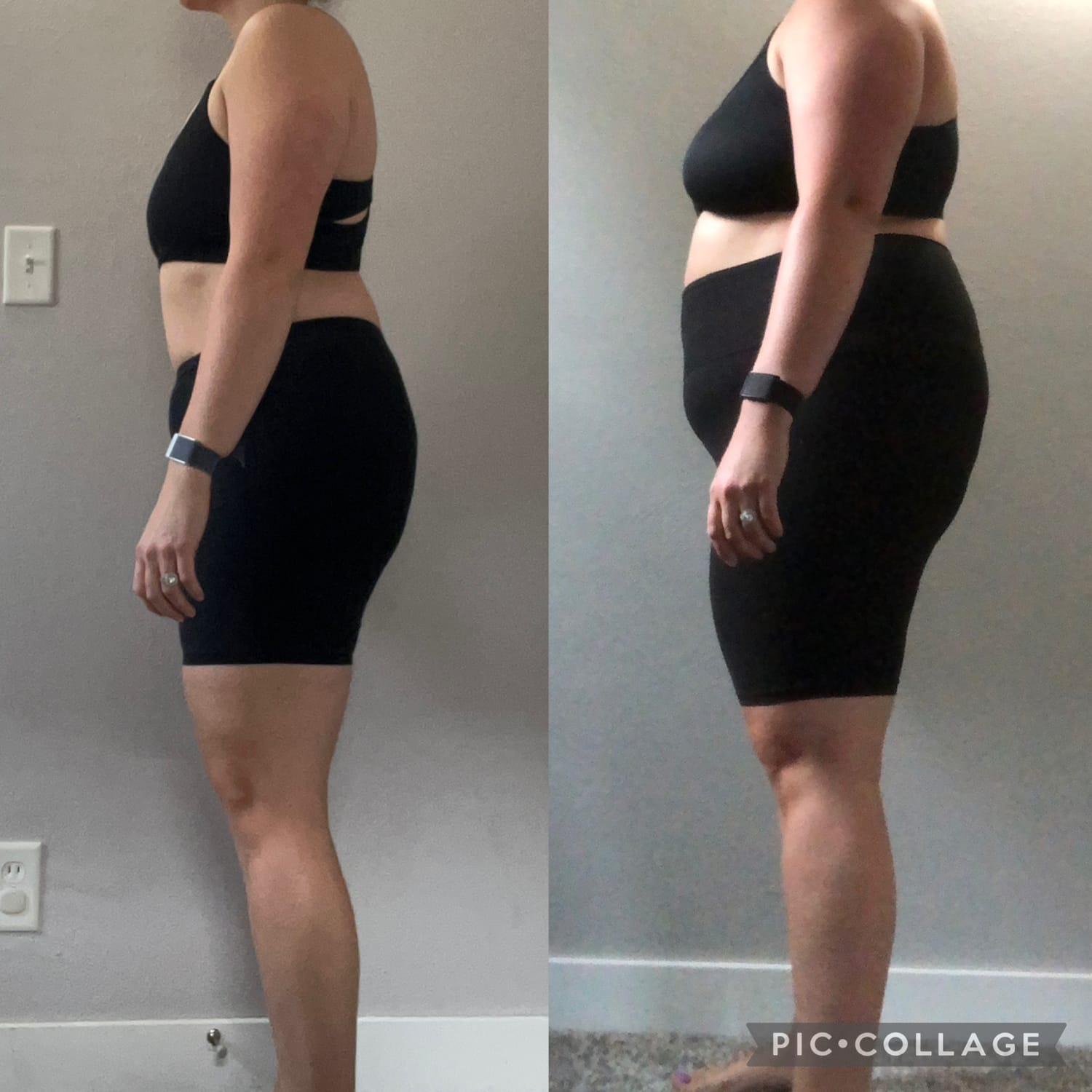 Client progress photo comparison 3