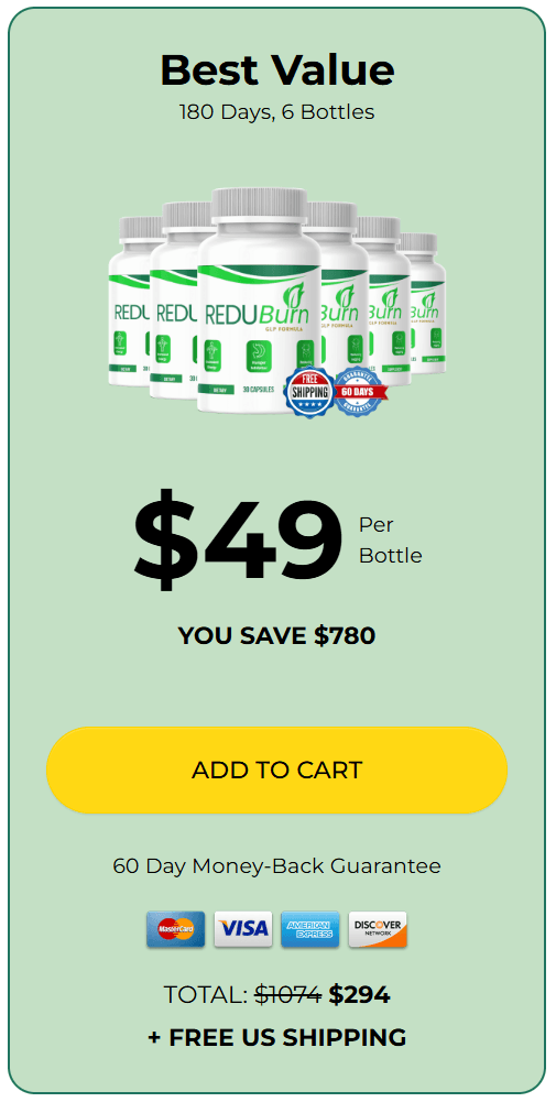 reduburn buy now 6 bottles