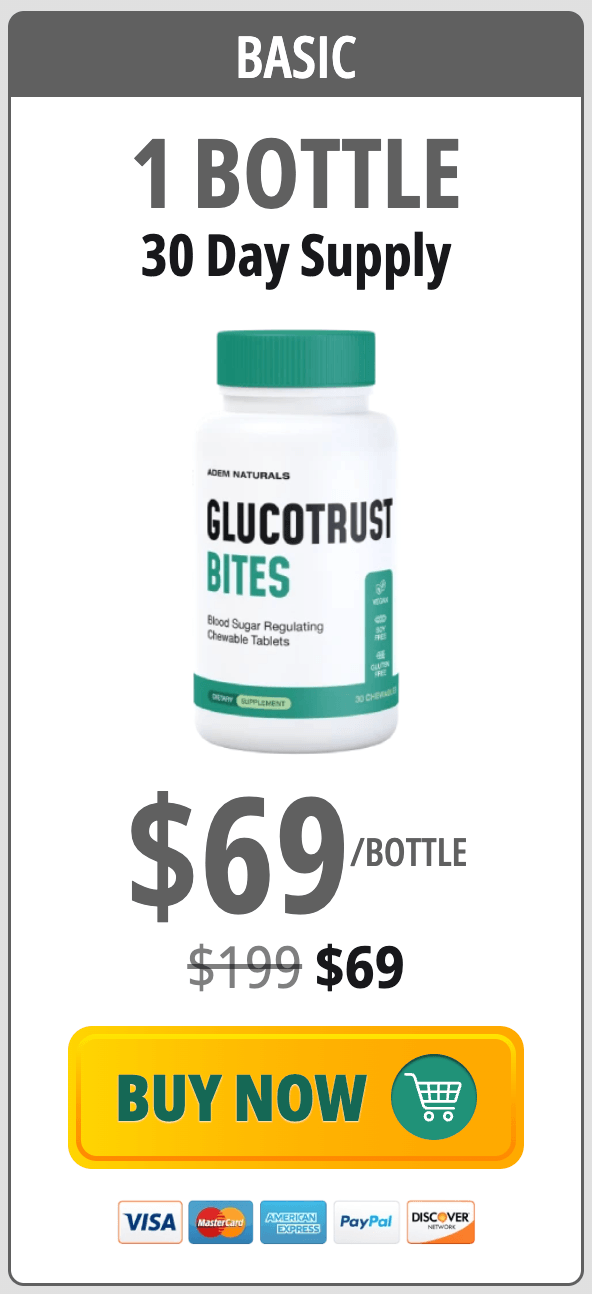 glucotrust bites buy now 1 bottle