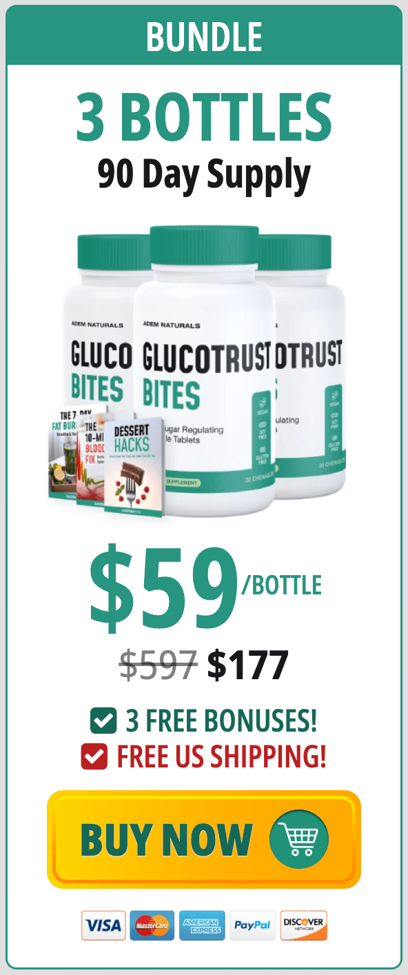 glucotrust bites buy now 3 bottles