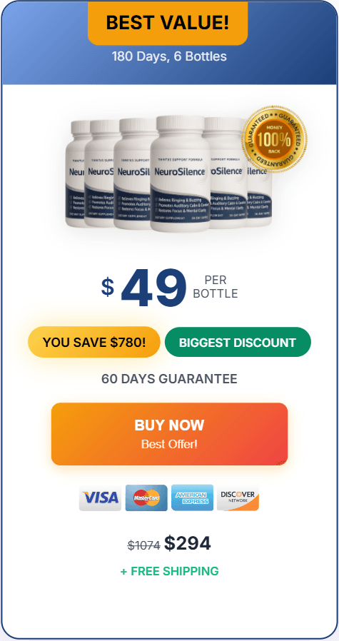 neurosilence buy now 6 bottles