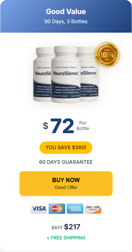 neurosilence buy now 3 bottles