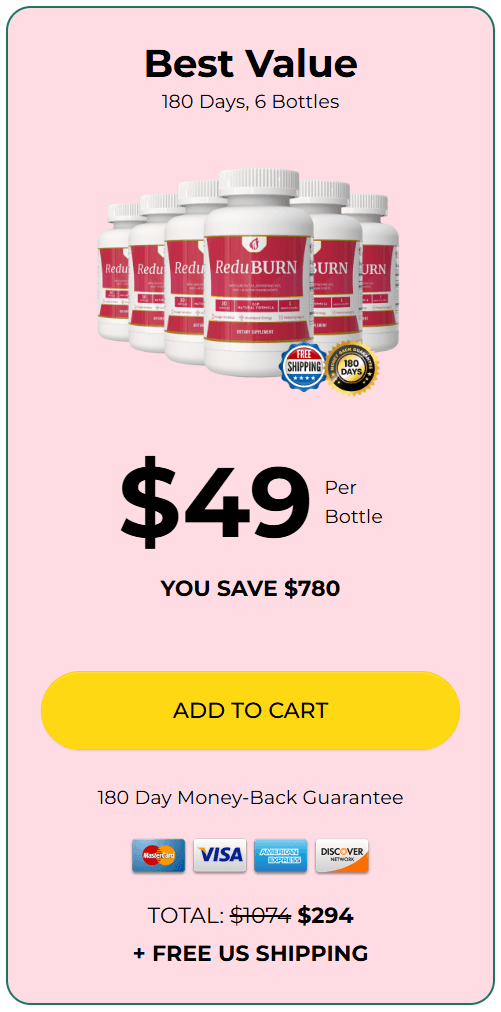reduburn buy now 6 bottles