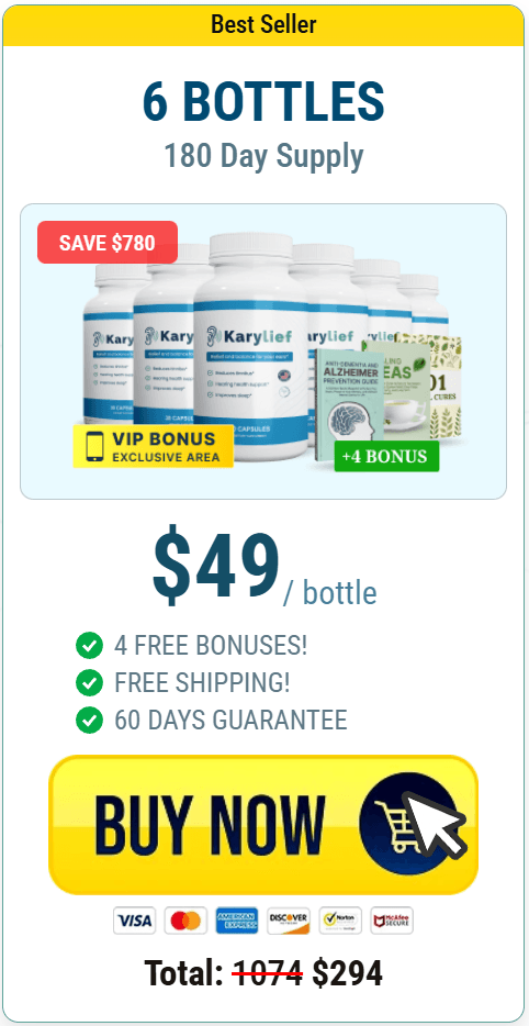 karylief buy now 6 bottles