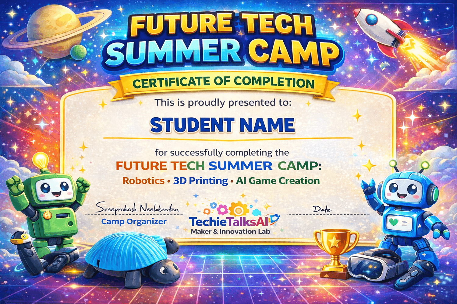 MakerLab Completion Certificate