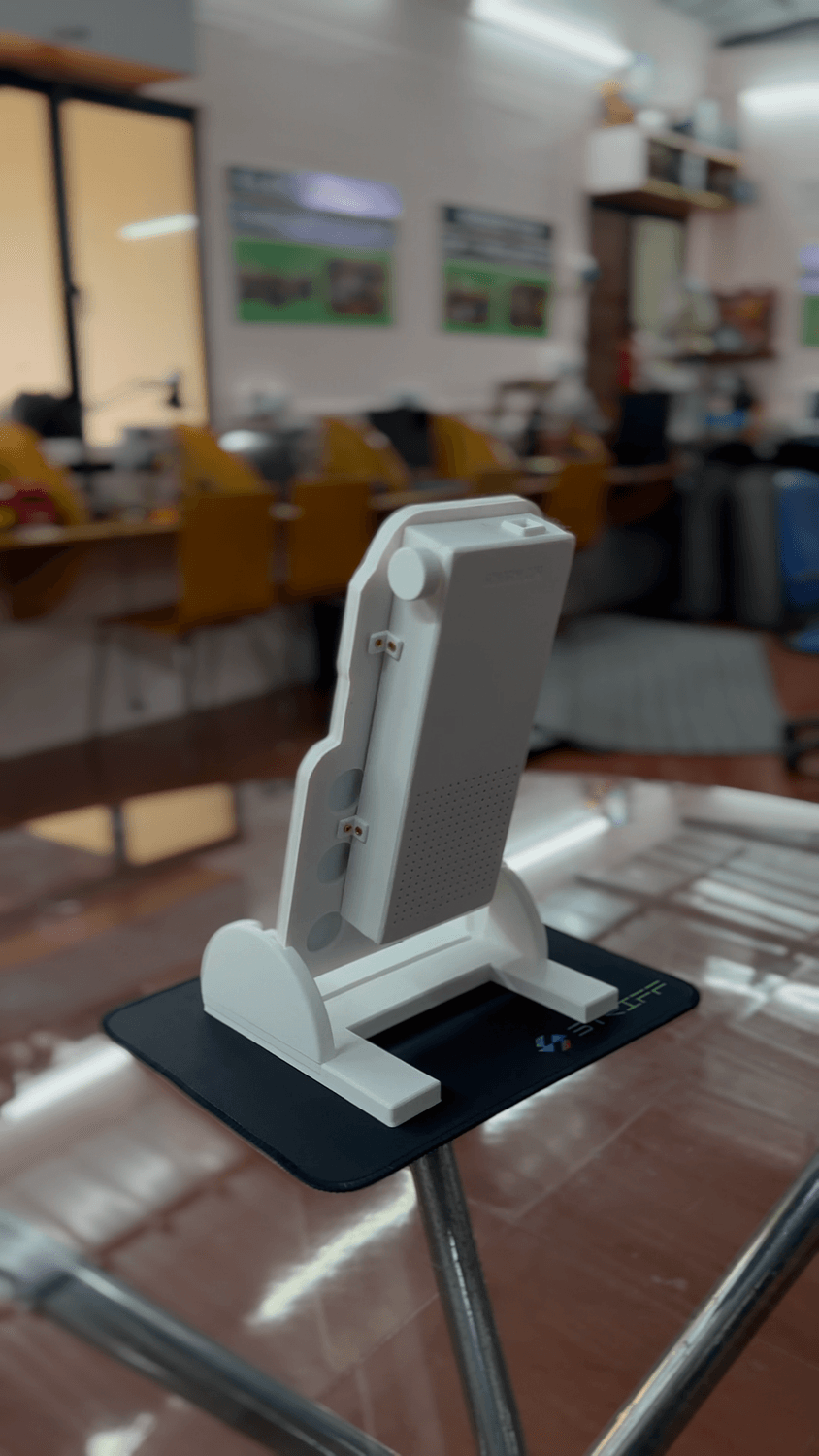 Buddy on a desk