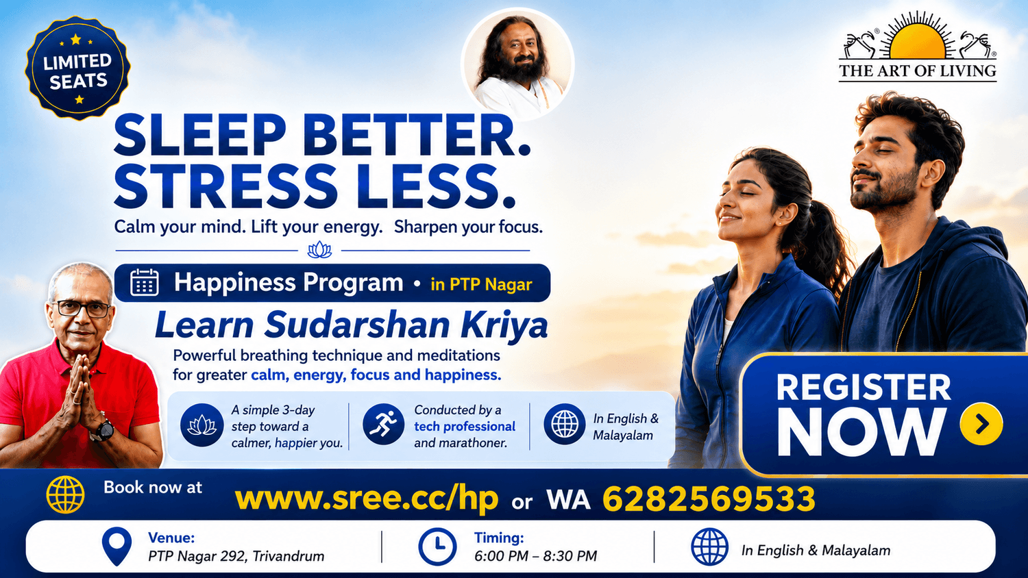 Art of Living Happiness Program slide 4