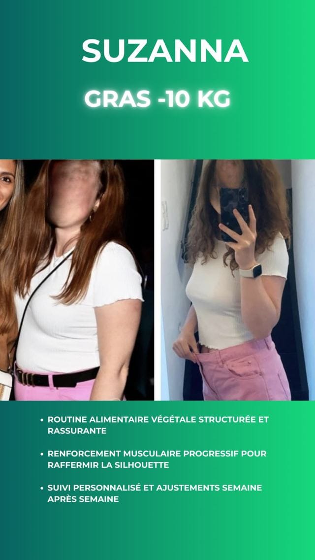 Transformation Suzanna avec VEGAFIT