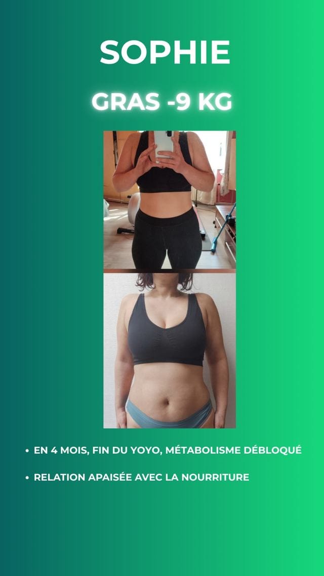 Transformation Sophie avec VEGAFIT