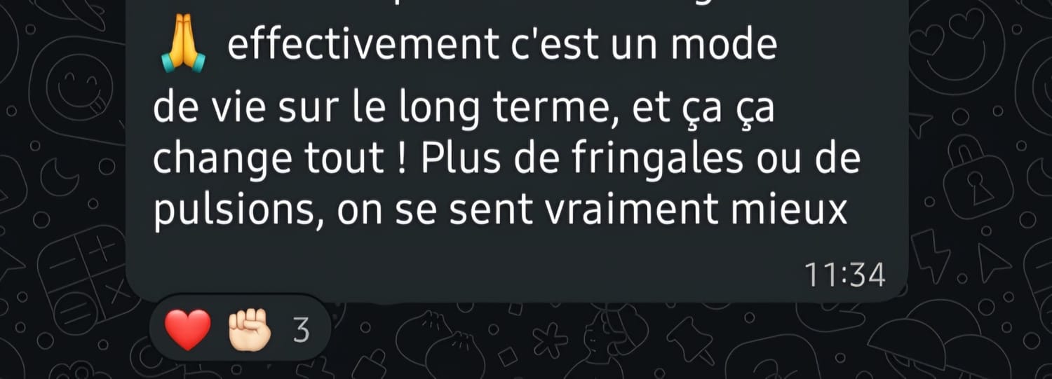 Témoignage VEGAFIT : plus de fringales