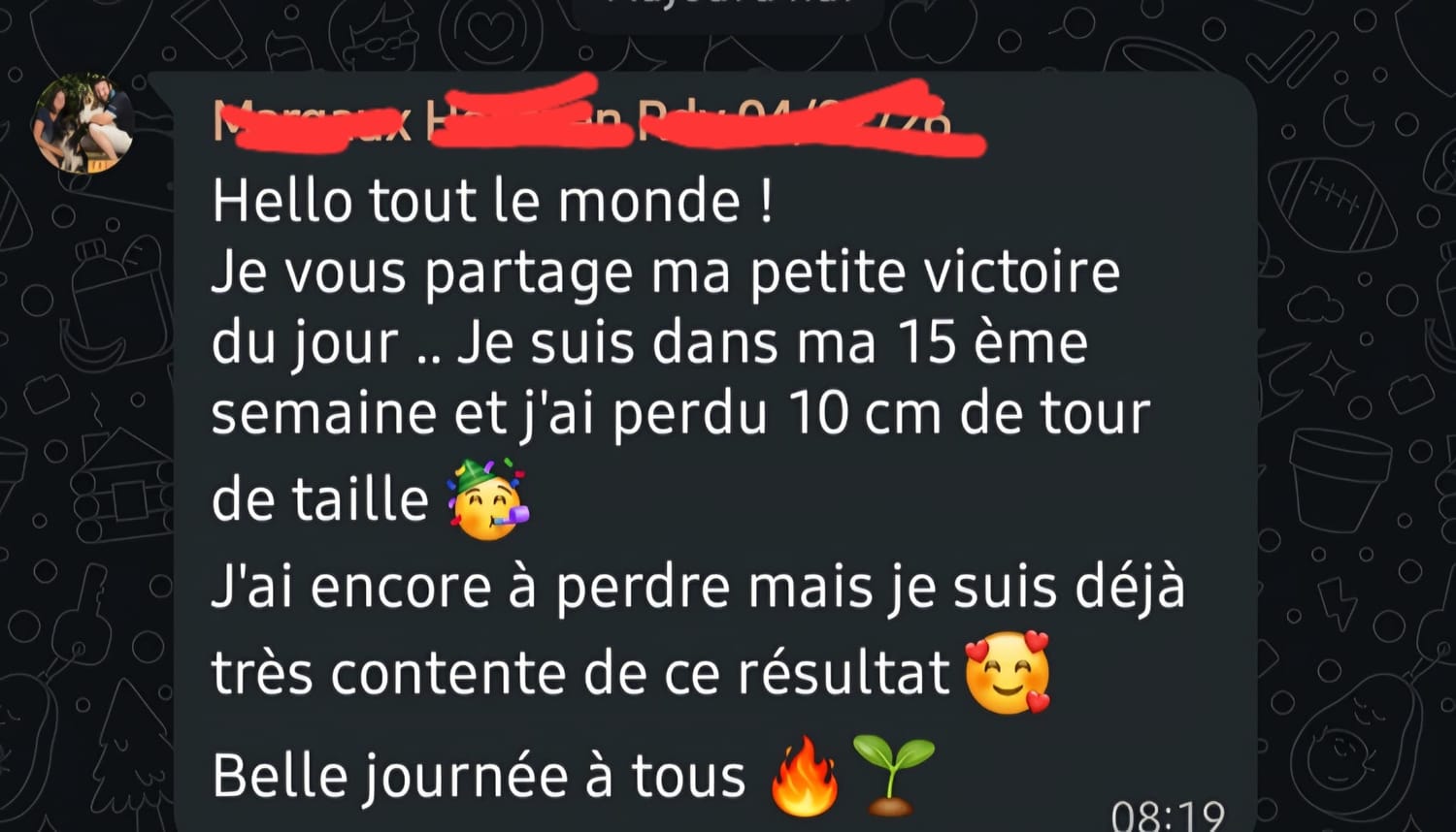 Témoignage VEGAFIT : 10 cm de tour de taille en 15 semaines