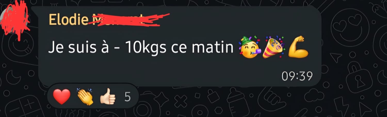 Témoignage VEGAFIT : -10 kg
