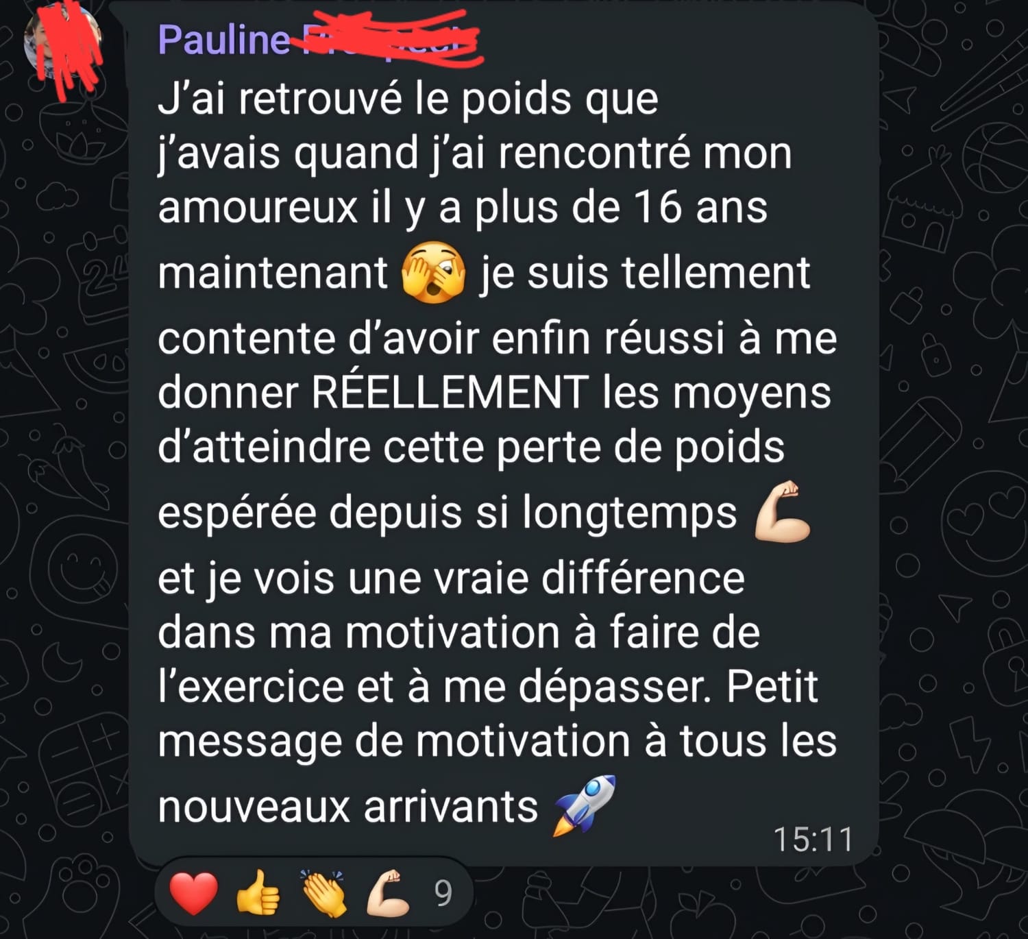 Témoignage VEGAFIT : le poids d'il y a 16 ans retrouvé
