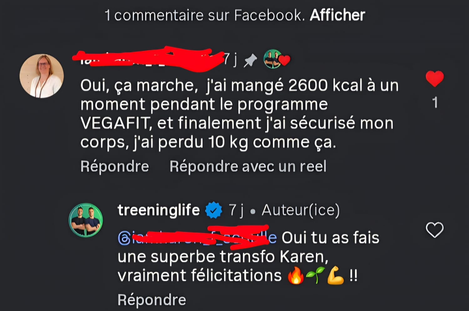 Témoignage VEGAFIT : 10 kg perdus en mangeant 2600 kcal