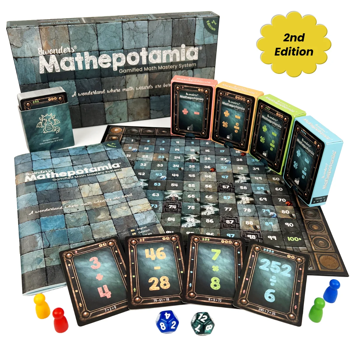 Mathepotamia math board game for kids – learn math through play