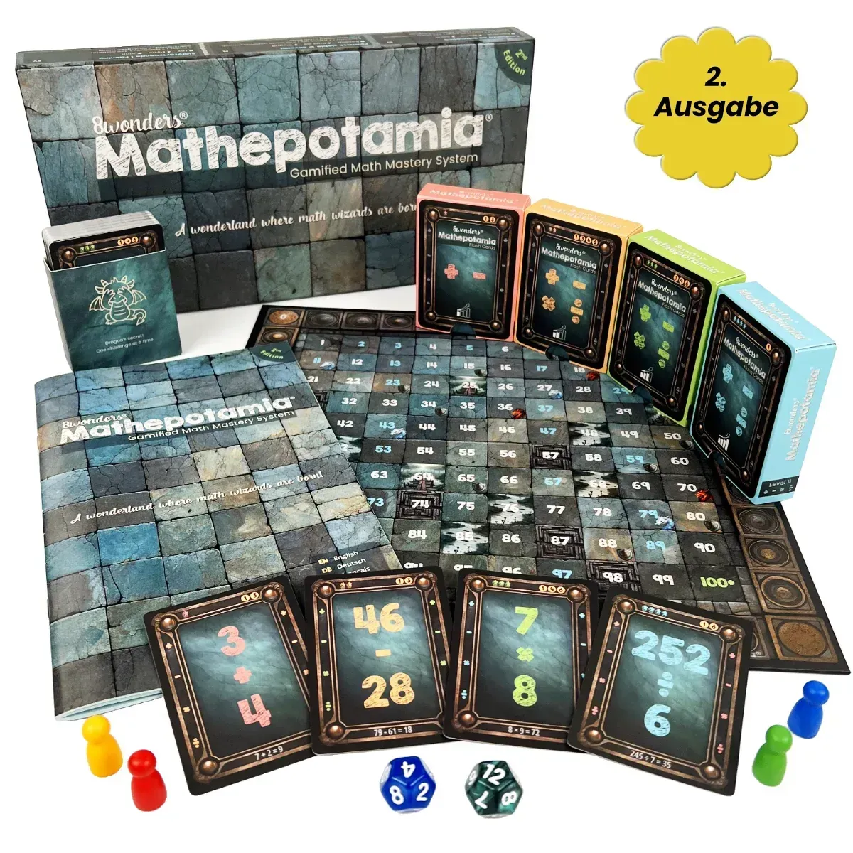 Mathepotamia Mathe-Brettspiel für Kinder – spielerisch Mathe lernen