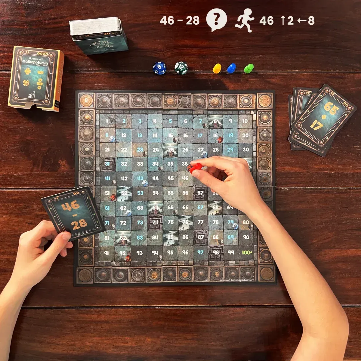 Multi-sensory learning math game for children aged 5–9