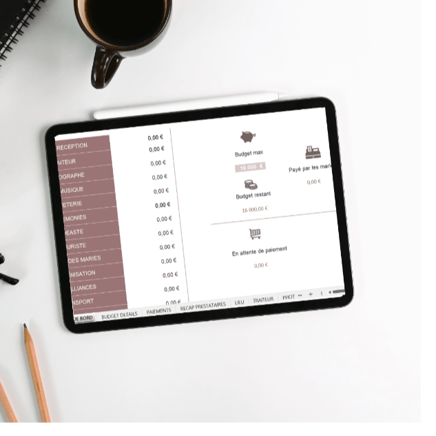 Wedding Budget Tracker - 15€