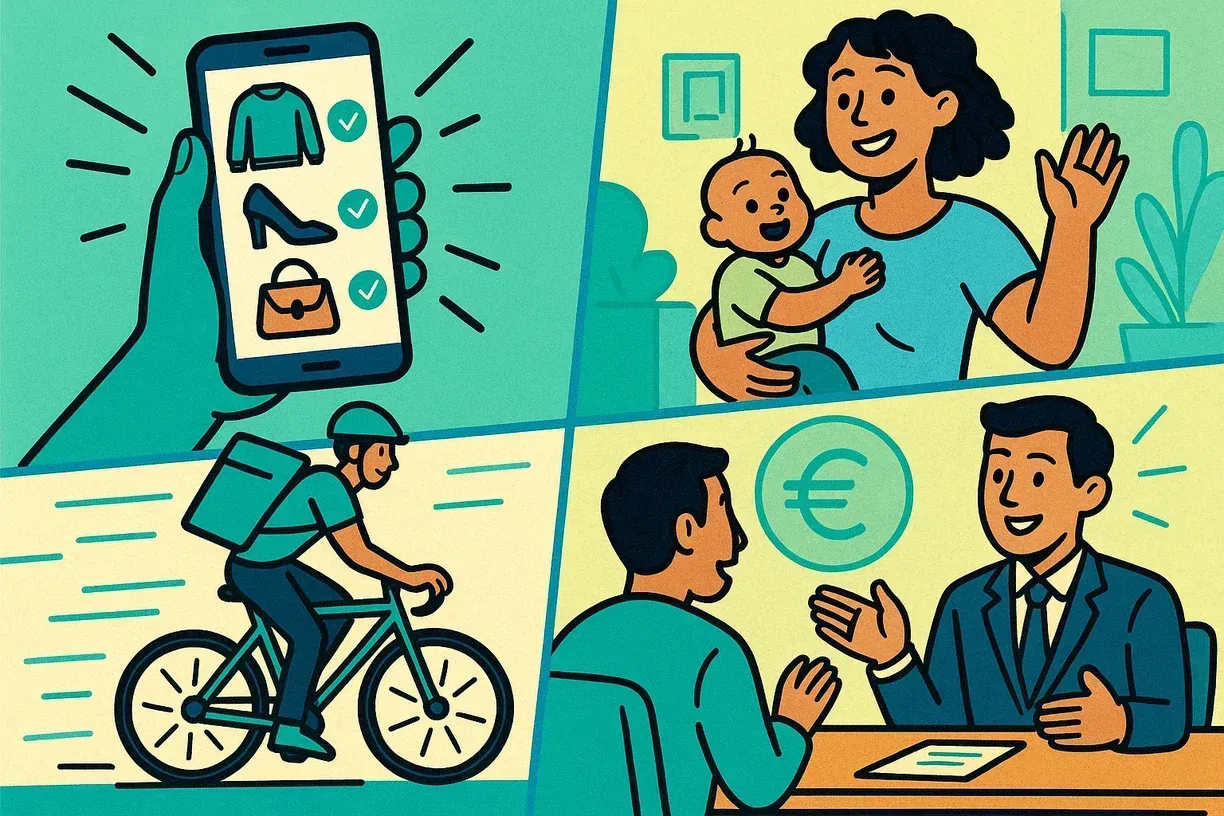 Solutions rapides pour combler un découvert : vente d'objets, services, livraison, conseil bancaire