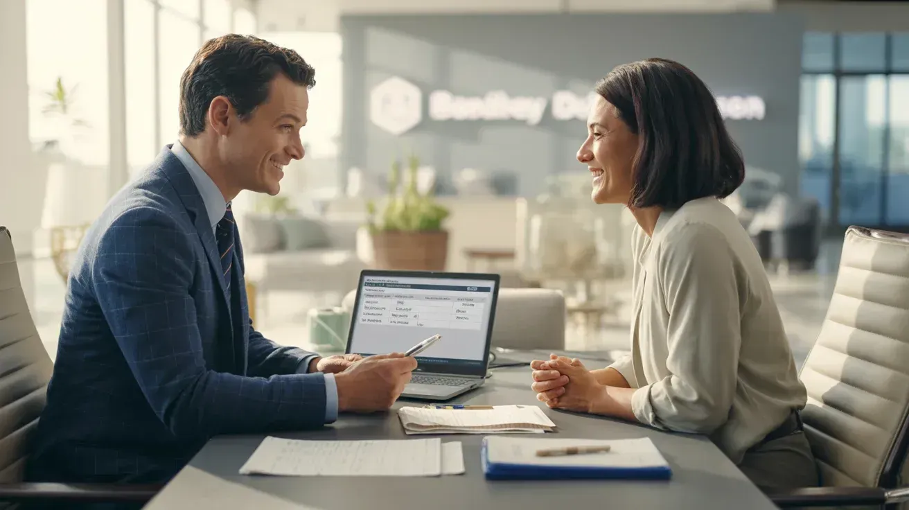 Cliente en rendez-vous avec sa conseillère bancaire pour une demande de découvert autorisé en banque