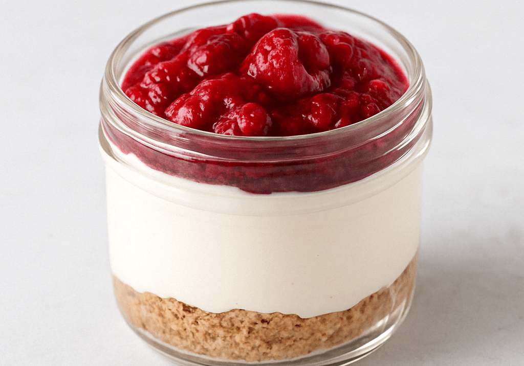 Super Quick Cheesecake in a Jar – Healthy, No-Bake & Mom-Approved