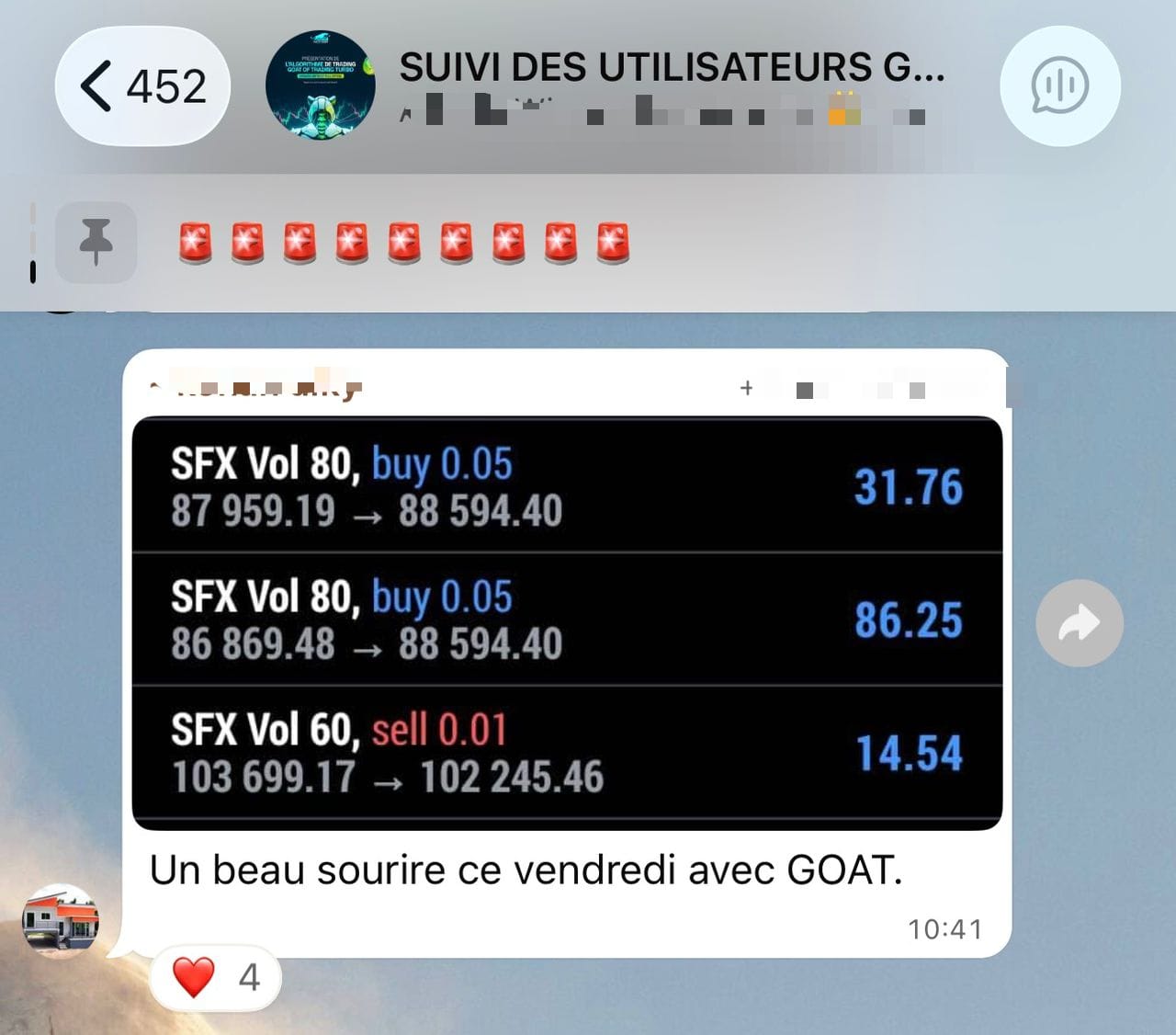 Preuve trade GOT
