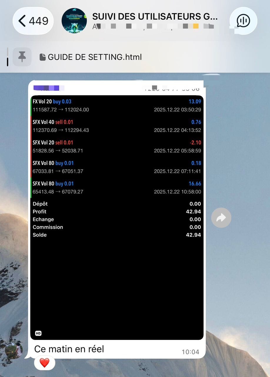 Preuve trade GOT