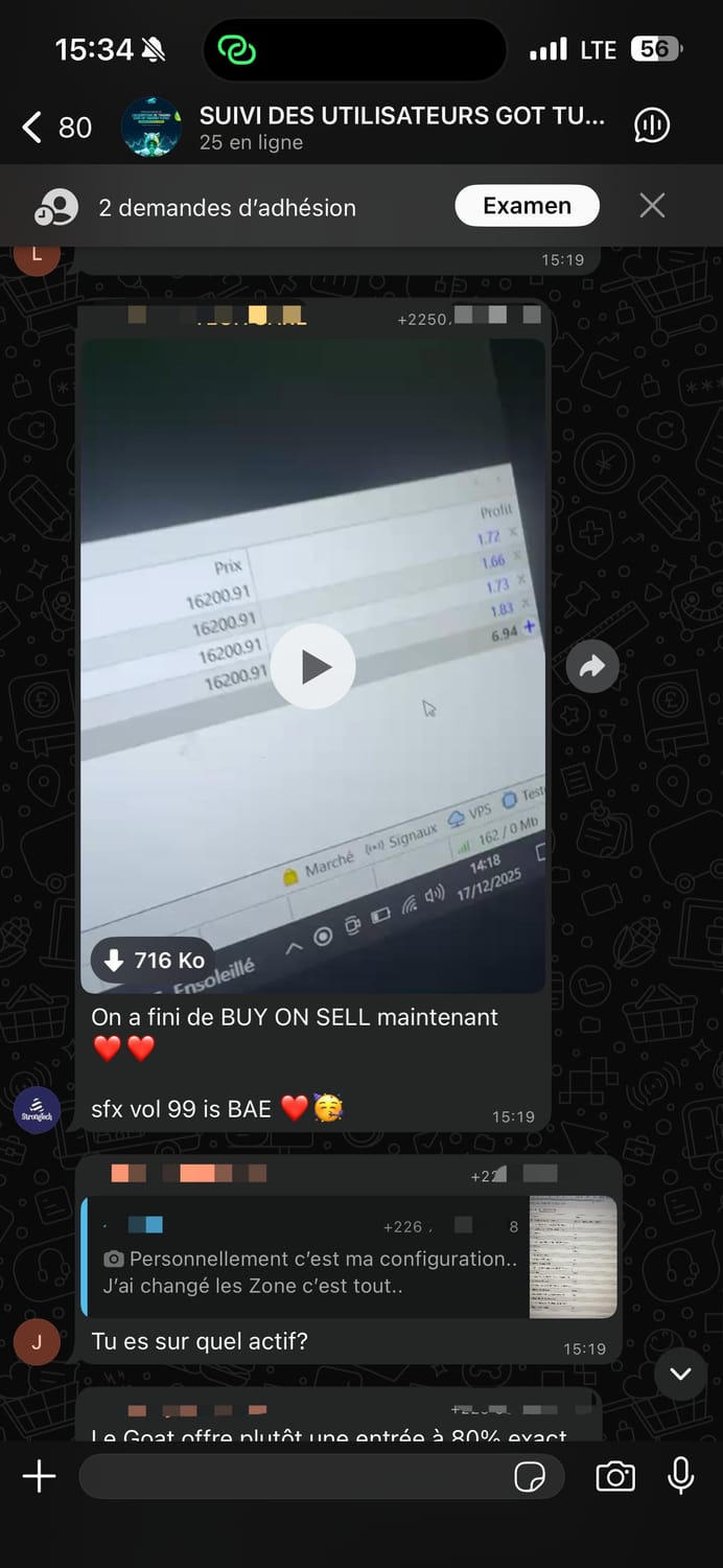 Preuve trade GOT