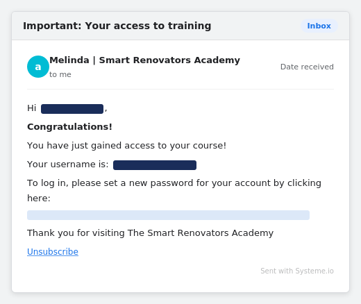 How to access your course email