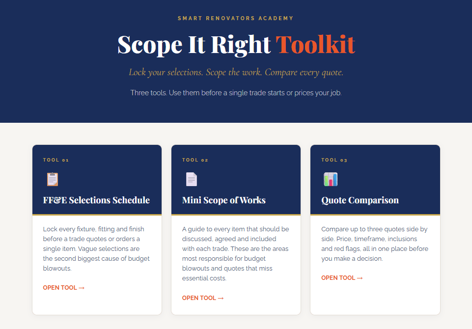 Scope It Right Toolkit