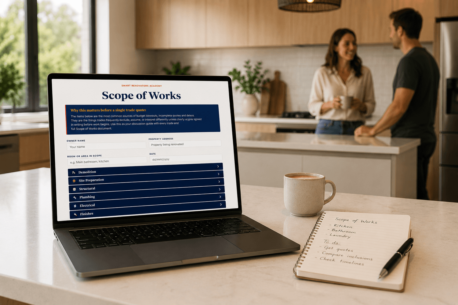 Scope of Works for Home Renovation — Smart Renovators Academy