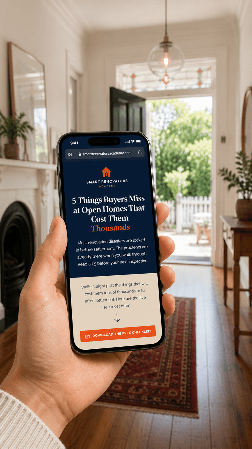 5 Things Buyers Miss — Smart Renovators Academy