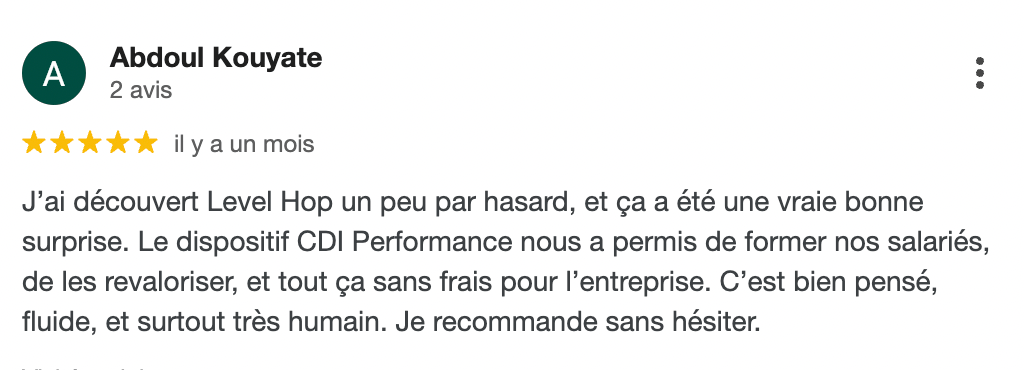 Témoignage client 2