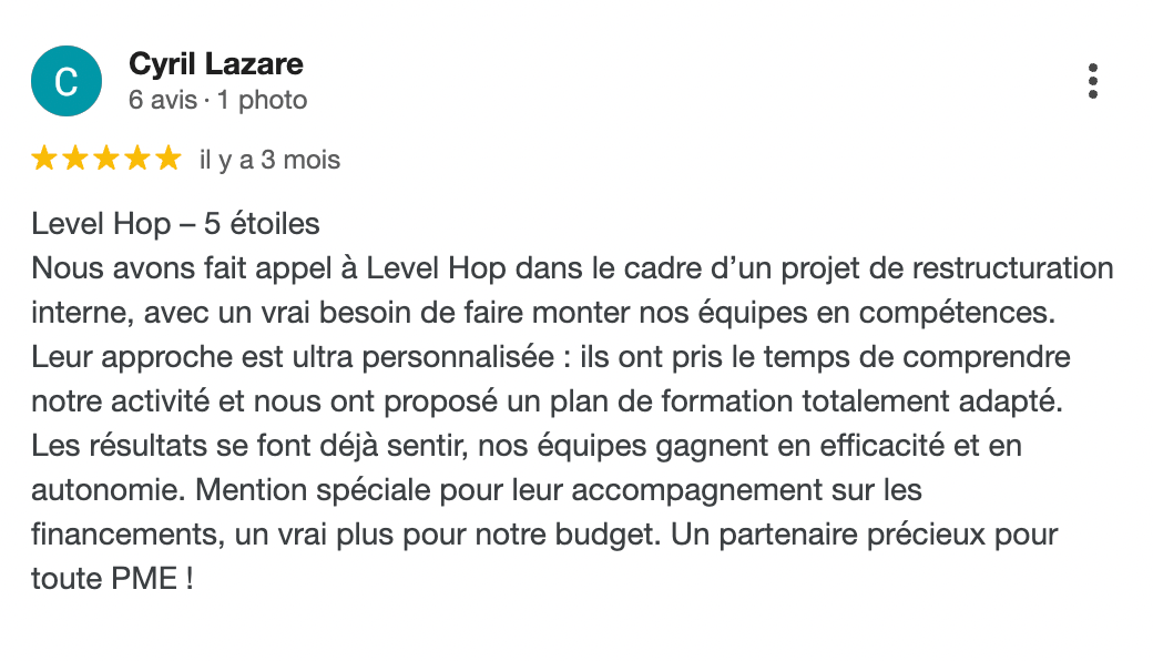Témoignage client 3