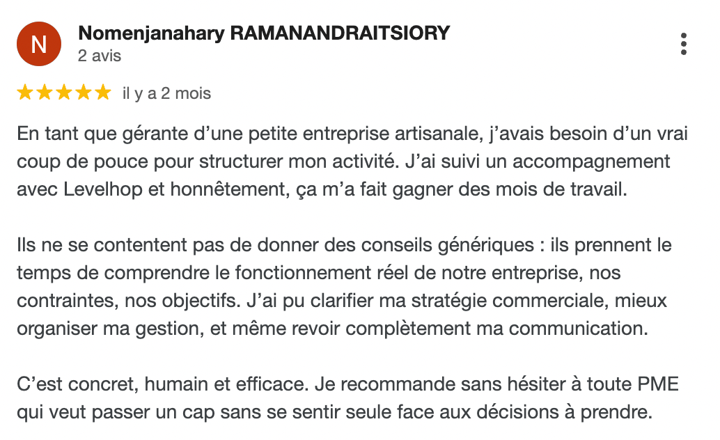 Témoignage client 5