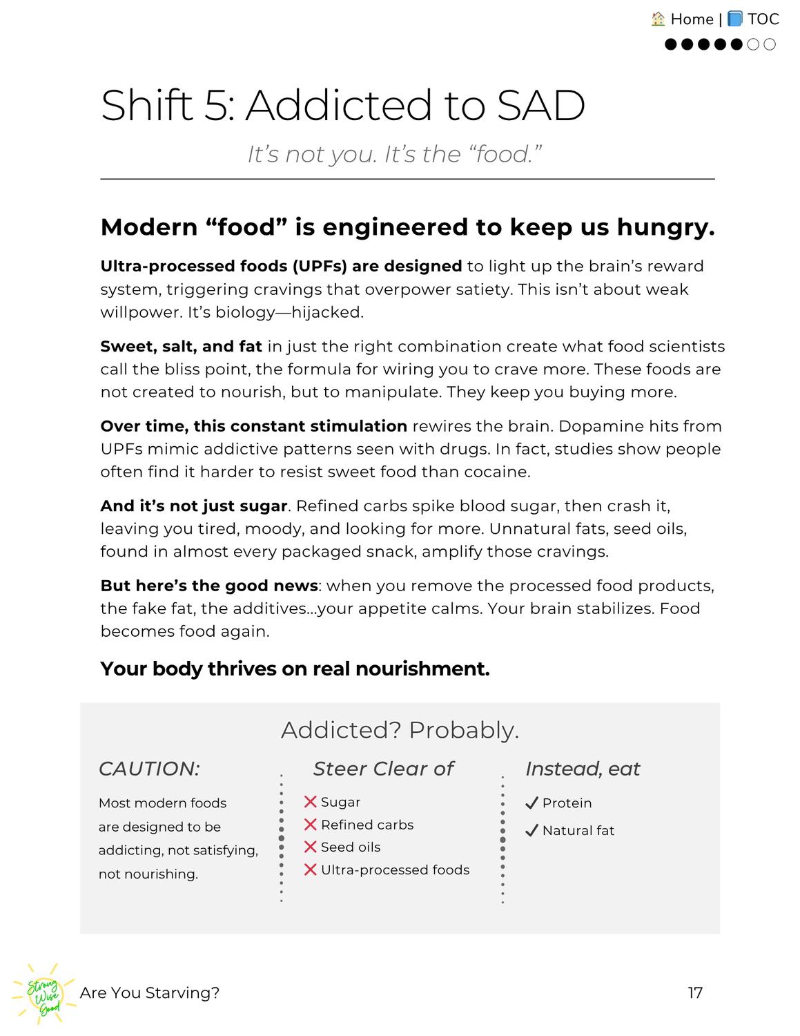 sample page from Are You Starving resource Strong Wise Good 