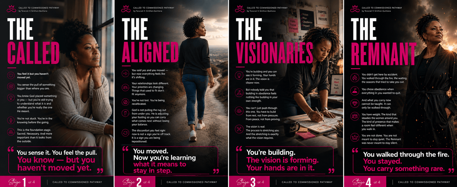 The four stages of the Called to Commissioned Pathway