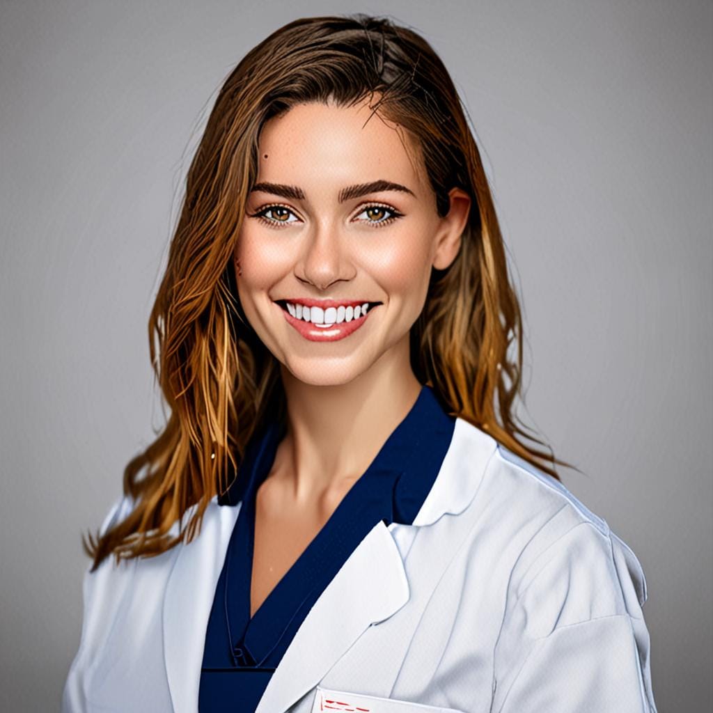 smiling young nurse portrait